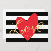 Moderne Liebe - Blank Notizkarte Mitteilungskarte (Vorne/Hinten)