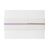 Moderne Liebe Custom Wedding Einladungsbanderole (Rückseitenbeispiel)