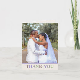 Moderne Liebe Custom Wedding Vielen Dank