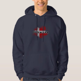 Moderne Liebe Dänemark Flaggen Skandinavien Souven Hoodie