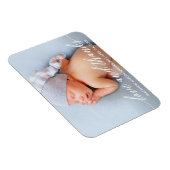 Moderne Liebe der Kalligraphie und dank Baby Foto Magnet (Rechte Seite)