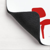 Moderne Liebe des Mittelalters Mousepad (Ecke)