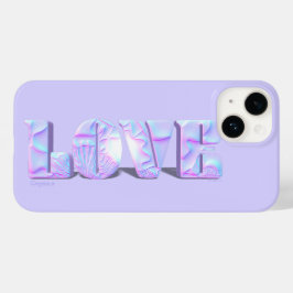 Moderne Liebe Design Lila Case-Mate iPhone Case