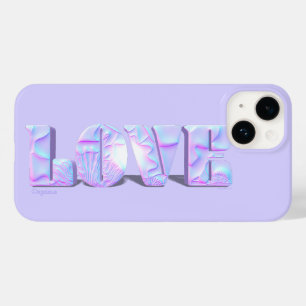 Moderne Liebe Design Lila Case-Mate iPhone Case