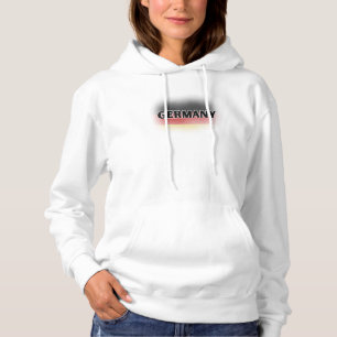 Moderne Liebe Deutschland Flaggen Europa Souvenir Hoodie