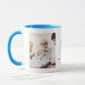 Moderne "Liebe du Opa" 2-Foto Tasse (Links)