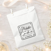 Moderne Liebe-Etiketten Geschenktütchen (Ausgeschnitten)