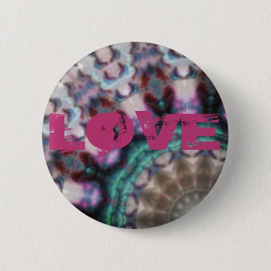 MODERNE LIEBE FARBE SCHWARZPINKTASTE BUTTON (Vorderseite)