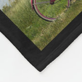 Moderne Liebe Foto Collage Valentine Fleecedecke (Ecke)