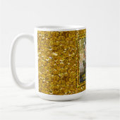 Moderne Liebe Foto Collage Valentinstag Kaffeetasse (Links)