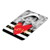 Moderne Liebe Foto Kühlschrank Magnet (Linke Seite)