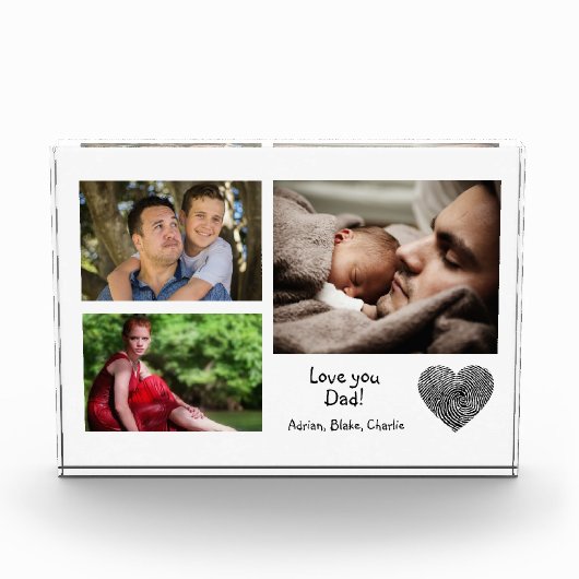 Moderne Liebe für benutzerdefinierte Fotolagen Vat Fotoblock (Vorderseite)