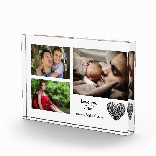 Moderne Liebe für benutzerdefinierte Fotolagen Vat Fotoblock (Rechts)