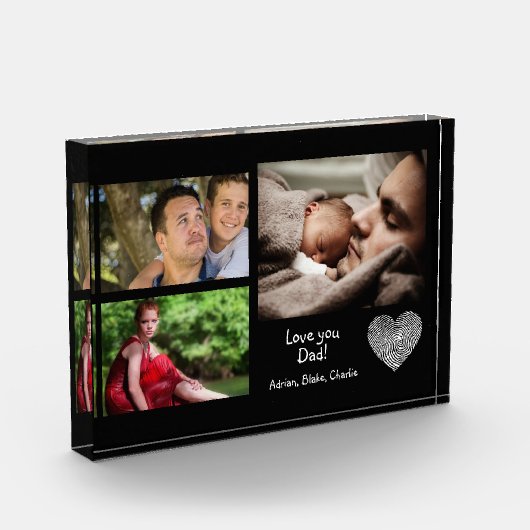 Moderne Liebe für benutzerdefinierte Fotolagen Vat Fotoblock (Links)