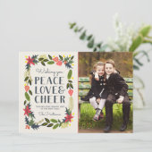 Moderne Liebe für Festivals Foto Einladung (Stehend Vorderseite)