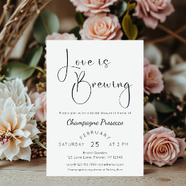 Moderne Liebe für Skript-Brautparty bricht Einladung