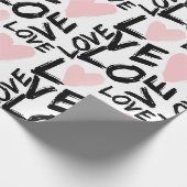 Moderne Liebe Geschenkpapier (Ecke)