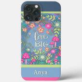 Moderne Liebe Große Pastelle Blütendrachenfliege Case-Mate iPhone Hülle (Rückseite)