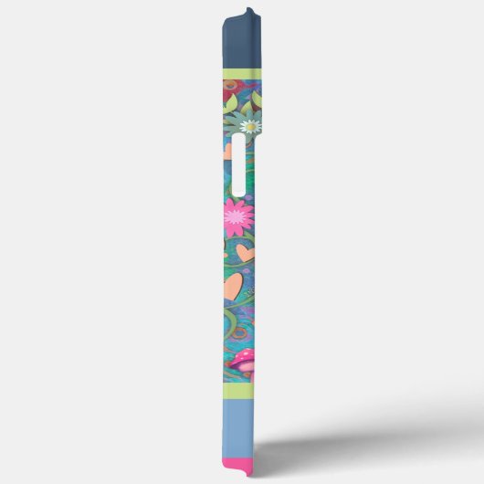 Moderne Liebe Große Pastelle Blütendrachenfliege Case-Mate iPhone Hülle (Rückseite / Rechts)