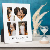 Moderne LIEBE Herz Foto Instagram Valentinstag Fotoplatte (Seite)