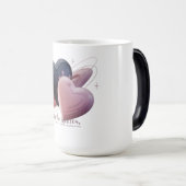 Moderne Liebe Herz Tasse (VorderseiteRechts)