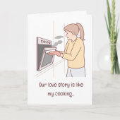 Moderne Liebe Herzlich Willkommen im Valentinstag Karte (Vorderseite)