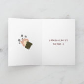 Moderne Liebe Herzlich Willkommen im Valentinstag Karte (Innenseite)