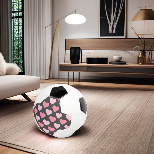 Moderne Liebe Herzmuster Fußball