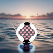 Moderne Liebe Herzmuster Fußball