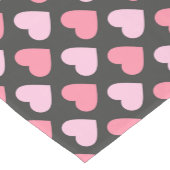 Moderne Liebe Herzmuster Kurzer Tischläufer (Ecke)