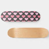 Moderne Liebe Herzmuster Skateboard (Horizontal)