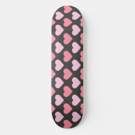 Moderne Liebe Herzmuster Skateboard