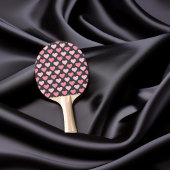 Moderne Liebe Herzmuster Tischtennis Schläger