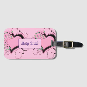Moderne Liebe Ihr Name Gepäckanhänger
