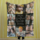 Moderne Liebe Ihr Oma & Opa/andere 8-Foto Fl. Fleecedecke