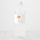 Moderne Liebe im ersten Spritz-Brautparty Wasserflaschenetikett (Vorderseite)