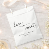 Moderne Liebe ist Sweet Handwriting Script Geschenktütchen (Ausgeschnitten)