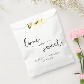 Moderne Liebe ist Sweet Handwriting Script Geschenktütchen (Versiegelt)