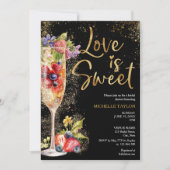 Moderne Liebe ist Sweet Summer Champagne Cocktail Einladung (Vorderseite)