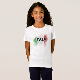 Moderne Liebe Italien Flagge Rom Souvenir T-Shirt