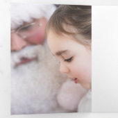 Moderne Liebe Joy Peace Multi-Foto Dreifach Gefaltete Karte (Innen Erste Seite)