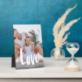 Moderne Liebe Kalligrafie Familienrecht Foto Keepa Fotoplatte (Seite)