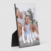 Moderne Liebe Kalligrafie Familienrecht Foto Keepa Fotoplatte (Seite)