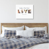 Moderne LIEBE Leinwanddruck (Insitu (Schlafzimmer))