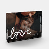 Moderne Liebe Mama Baby Foto Erster Muttertag (Links)