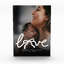 Moderne Liebe Mama Baby Foto Erster Muttertag