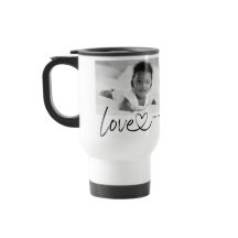 Moderne Liebe mit 2 Fotos