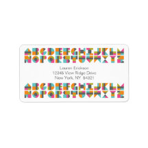 Moderne Liebe mit Quilt-Blockbuchstaben