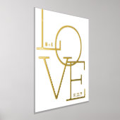 Moderne Liebe mit Typografie Foliendrucke (Ablage )