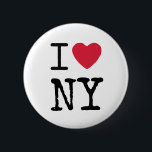 Moderne Liebe New York Individuelle Name Button<br><div class="desc">Moderne Liebe New York Taste. Fügen Sie eine benutzerdefinierte Touch hinzu,  indem Sie eine beliebige Staat-Abkürzung für ein besonderes Geschenk hinzufügen.</div>